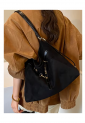 Women's suede style shoulder and crossbody bag 527660