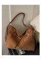 Women's suede style shoulder and crossbody bag 527660