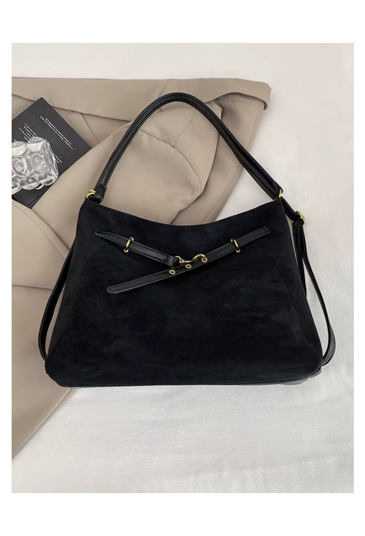 Women's Suede Style Bag 527660 Women's suede style shoulder and crossbody bag 527660