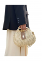 Women's woven handbag and crossbody bag 527548