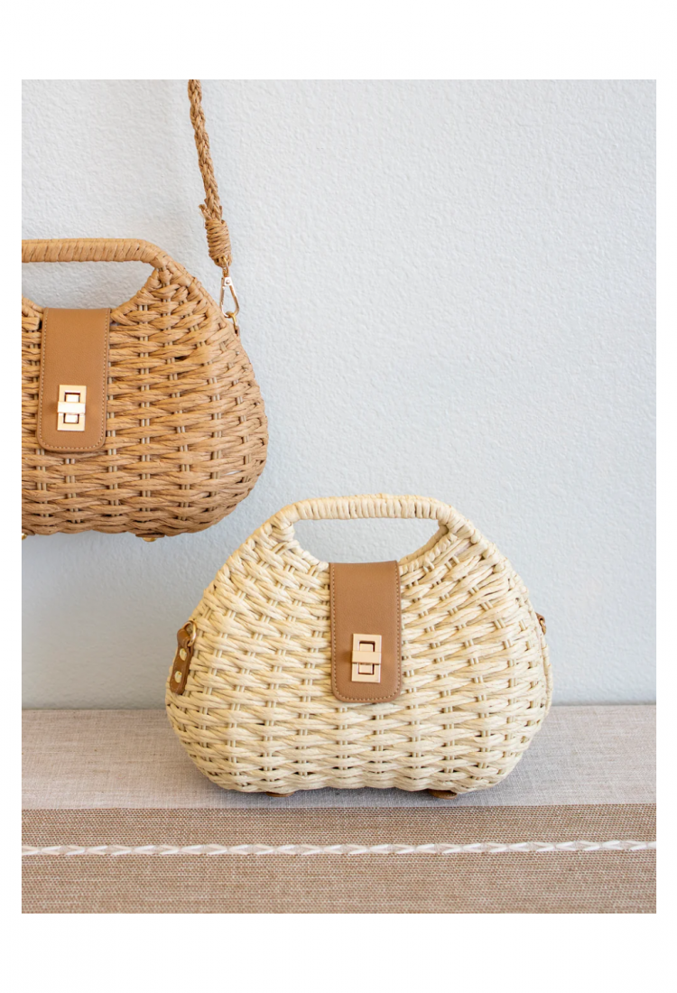 Women's woven handbag and crossbody bag 527548