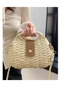 Women's Woven Bag 527548 Women's woven handbag and crossbody bag 527548