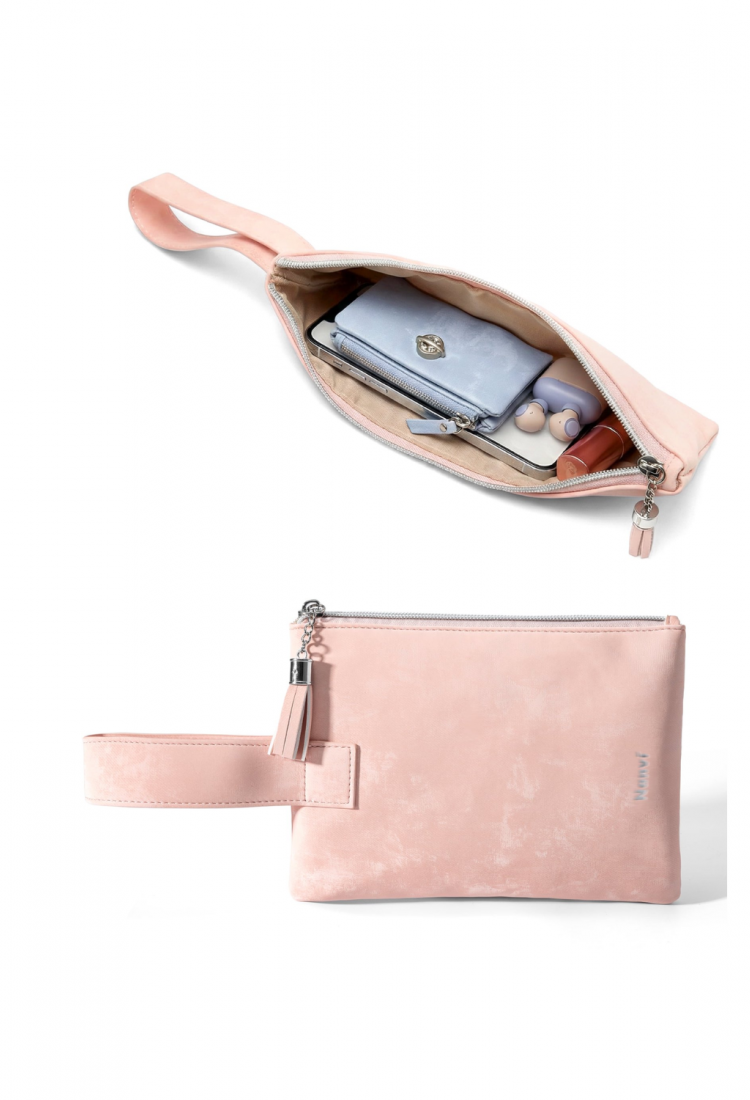 Women's wristlet pouch bag with wrist strap 527637