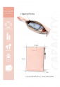Women's wristlet pouch bag with wrist strap 527637