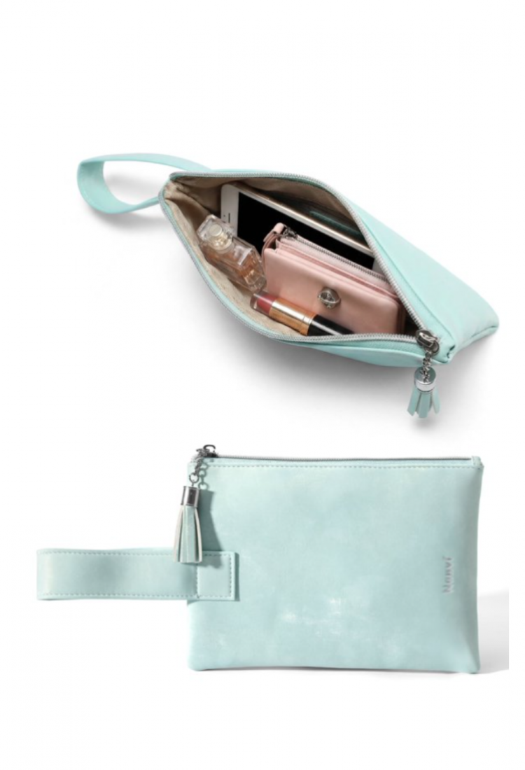 Women's wristlet pouch bag with wrist strap 527637