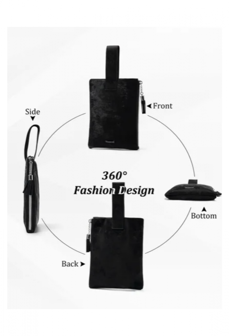 Women's wristlet pouch bag with wrist strap 527637