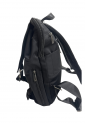Black anti-theft backpack with front zip pocket 527642