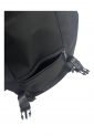 Black anti-theft backpack with front zip pocket 527642