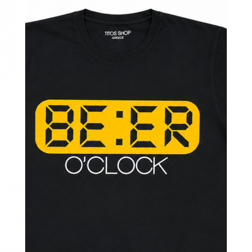 Ανδρική Κοντομάνικη Μπλούζα Beer O'Clock  63835