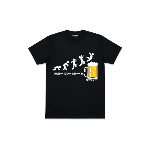 Ανδρική Κοντομάνικη Μπλούζα "Friday Beer Evolution" 63839 Ανδρική Κοντομάνικη Μπλούζα "Friday Beer Evolution" 63839