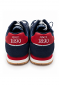 Ανδρικά sneakers U.S. Polo Assn. μπλε με κόκκινες και λευκές λεπτομέρειες 528819