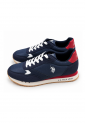 Ανδρικά sneakers U.S. Polo Assn. μπλε με κόκκινες και λευκές λεπτομέρειες 528819