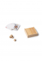 Wooden Playing Cards & Dice Set 528943 Wooden playing cards and dice set 528943