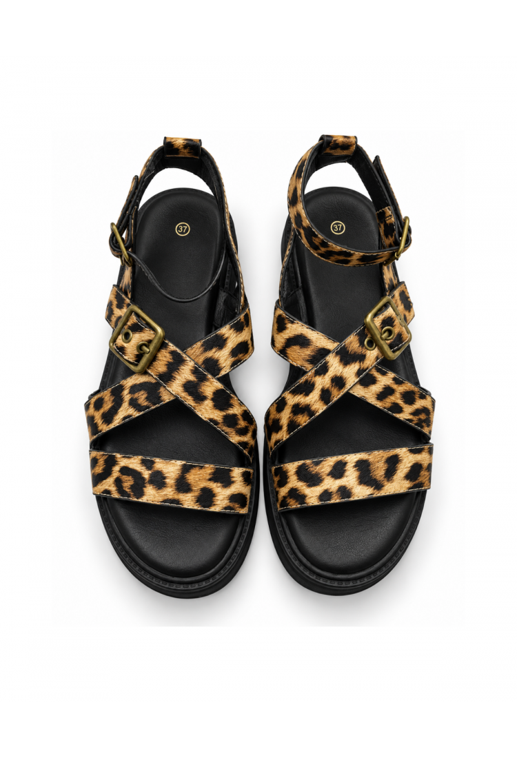 Γυναικεία Πέδιλα Animal Print 528759> Γυναικεία Πέδιλα Animal Print 528759