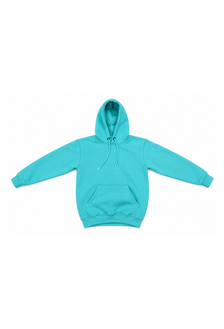 Women's plain hoodie with kangaroo pocket 520275