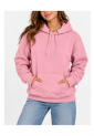 Women's plain hoodie with kangaroo pocket 520275