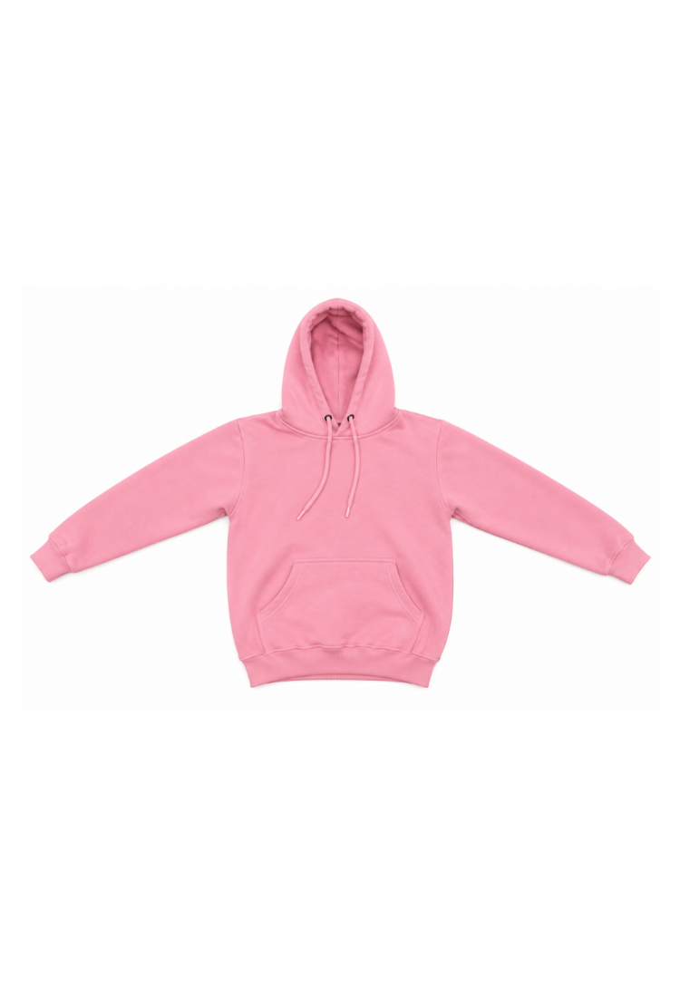 Women's plain hoodie with kangaroo pocket 520275