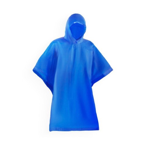 Hooded Windbreaker Rain Poncho – Blue 528855