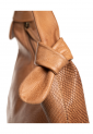 Women's leather shoulder bag with wide strap 528963