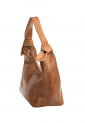 Women's leather shoulder bag with wide strap 528963