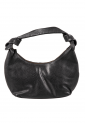 Women's leather shoulder bag with wide strap 528963