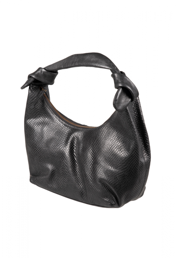 Women's leather shoulder bag with wide strap 528963