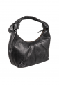 Women's leather shoulder bag with wide strap 528963