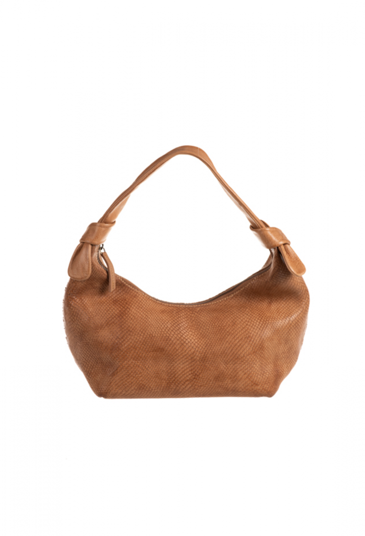 Women's leather shoulder bag with wide strap 528963