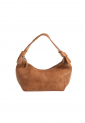 Women's leather shoulder bag with wide strap 528963