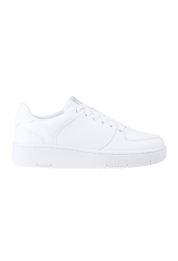 Women's white platform sneakers 529089