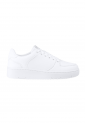 Women's white platform sneakers 529089
