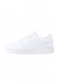 Women's white platform sneakers 529089