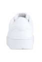 Women's white platform sneakers 529089