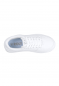Women's white platform sneakers 529089