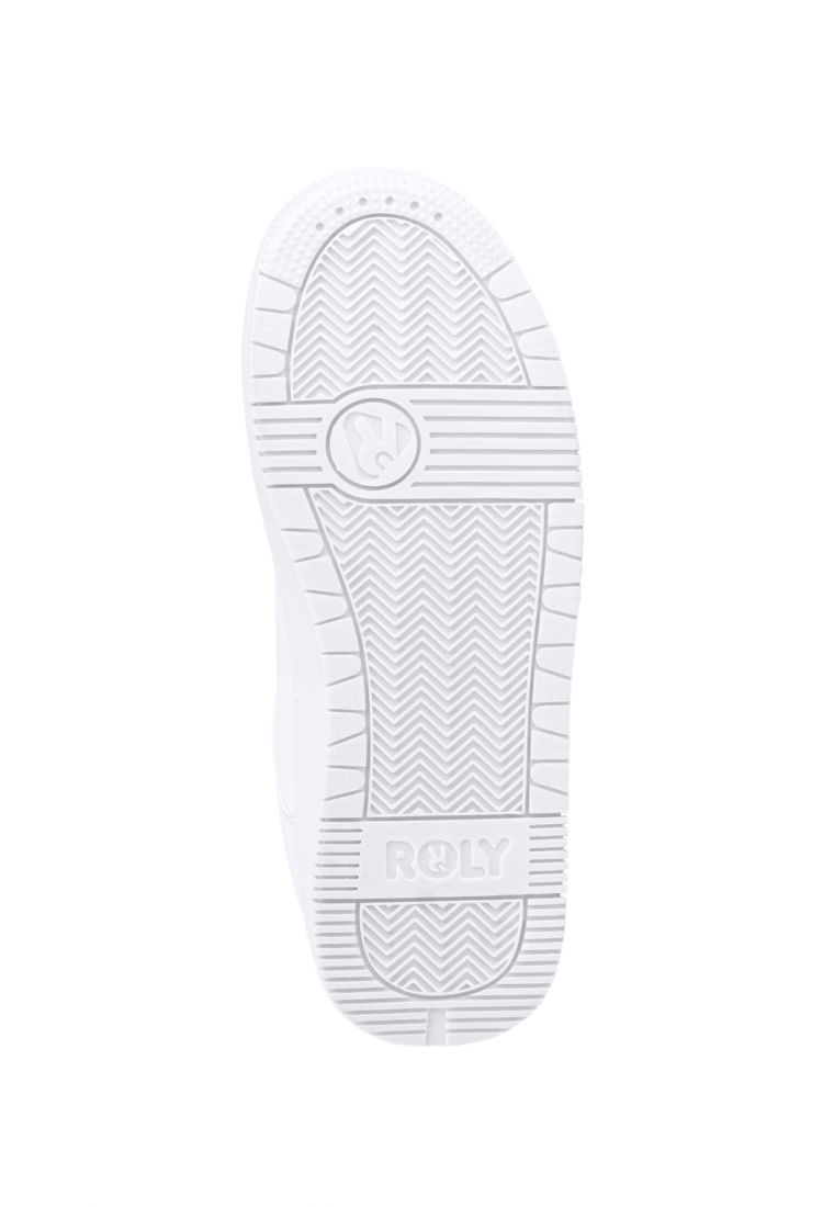 Women's white platform sneakers 529089