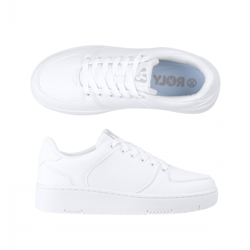 Γυναικεία Λευκά Sneakers με Πλατφόρμα 529089