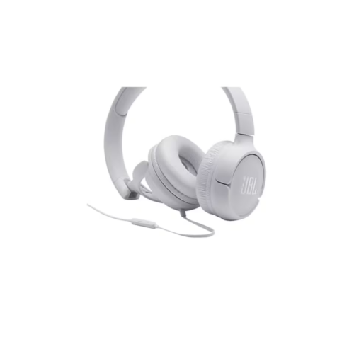 JBL Tune 500 On-Ear Wired Headphones with Microphone White 529084