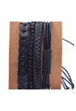 Leather Bracelets Set 4 Pieces 522343  