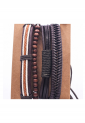 Leather Bracelets Set 4 Pieces 522345 Leather Bracelets Set 4 Pieces 522345