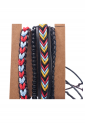 Leather Bracelets Set 4 Pieces 522356