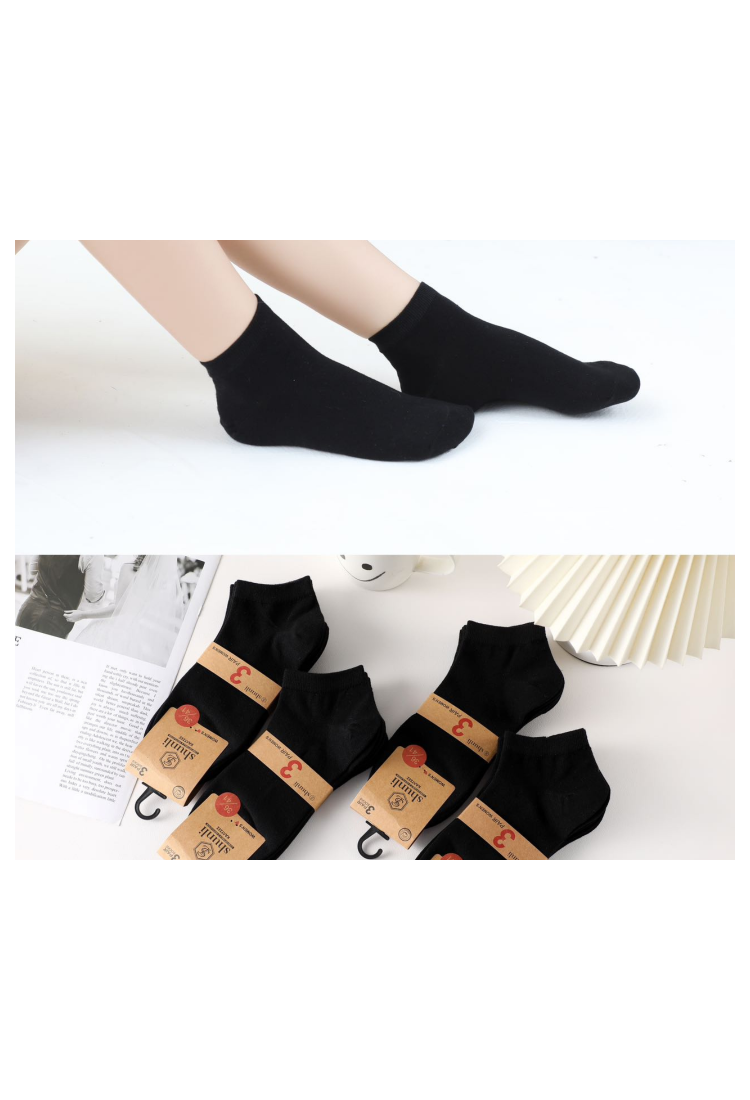 Socks Solid Color 3 Pack 522711