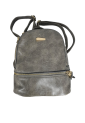 Γυναικεία τσάντα backpack 8266 με φερμουάρ και μεταλλικές λεπτομέρειες