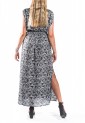 Γυναικείο Φόρεμα  Μακρύ Με Άνοιγμα Στα Γόνατα BLD596