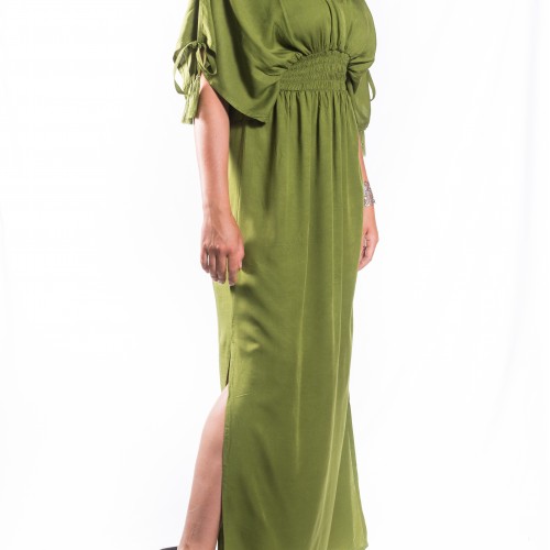 Γυναικείο Φόρεμα Μακρύ Σφηκοφωλιά BLD638
