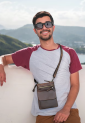 Men's Leather Shoulder/Crossbody Bag BML419 