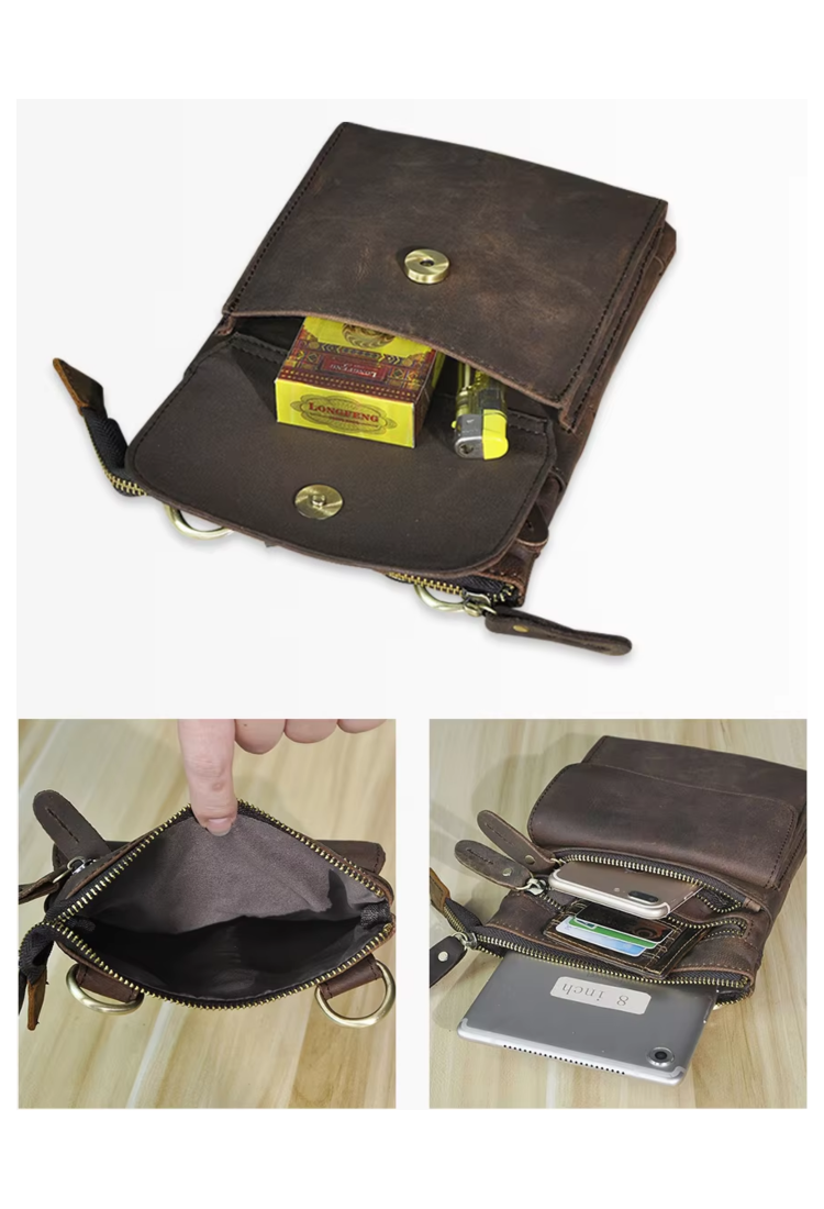 Men's Leather Shoulder/Crossbody Bag BML419 