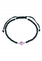 Handmade Silver Zirconia Bracelet with Beads BSD899