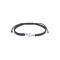 Handmade Silver Zircon Macrame Bracelet BSD912