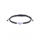 Handmade Silver Zircon Macrame Bracelet BSD912