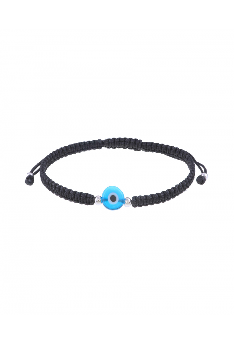 Handmade Macrame Silver Eyelet Bracelet BSE911